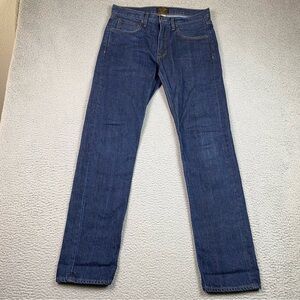 C.C. FILSON Jeans Men's Size 31 x 33 Dark Wash Denim 5 Pocket Sewn In USA